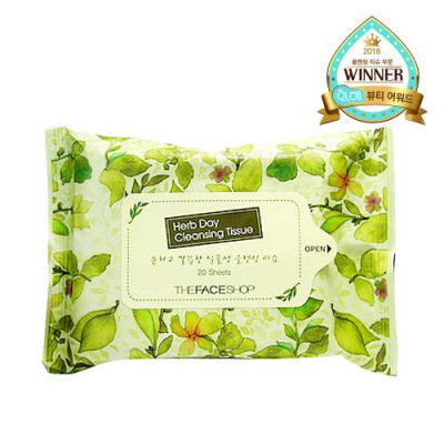 HERB DAY CLEANSING TISSUE (20)